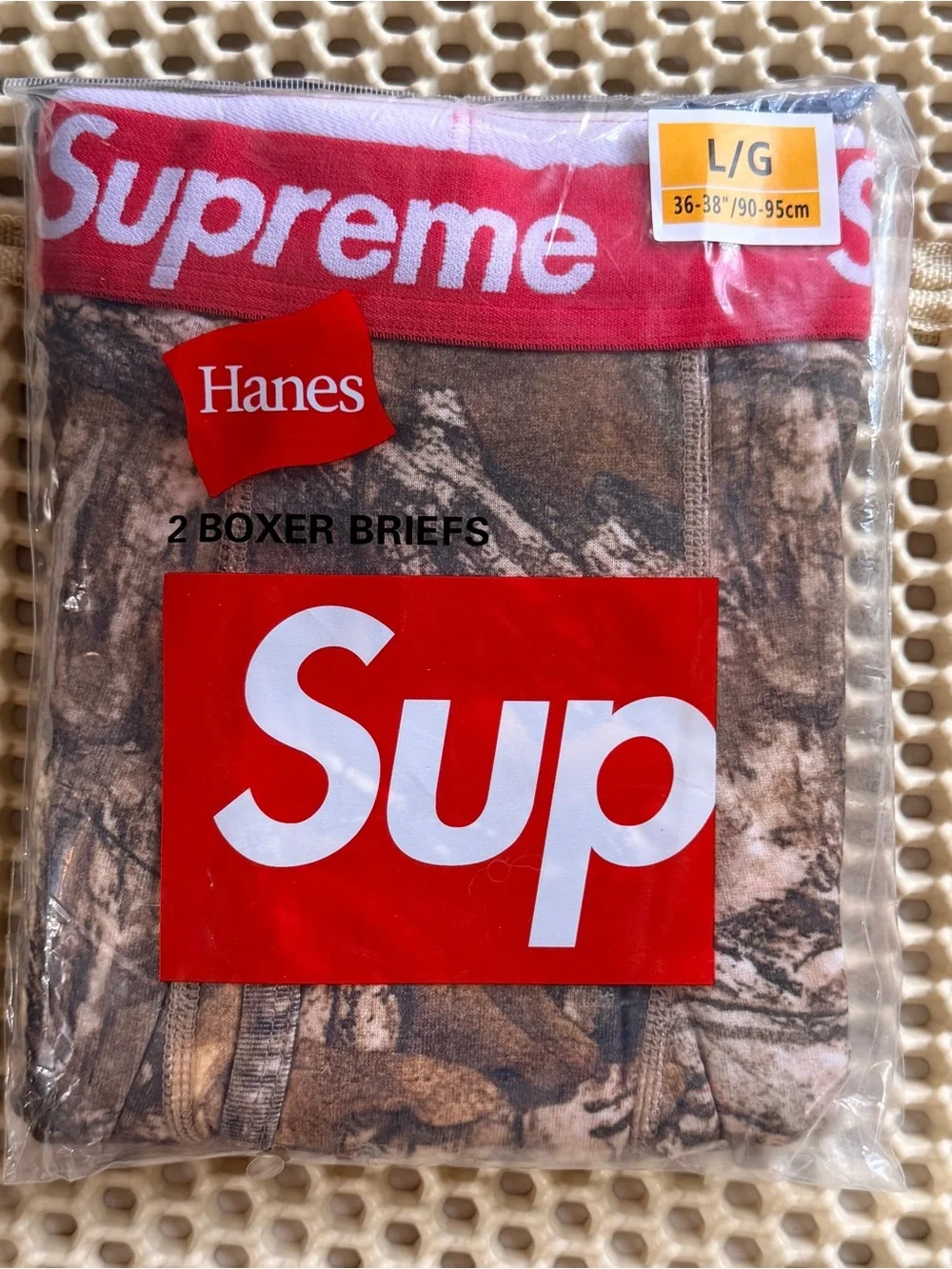 Hanes x Men's Boxer Briefs - Brown Camo